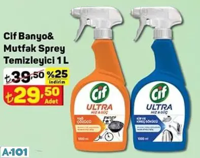CİF BANYO MUTFAK SPREY TEMİZLEYİCİ